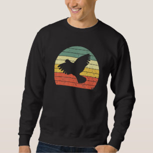 Sweatshirt Vintage Dove Retro Dove Bird Silhouette Pegasus Bi