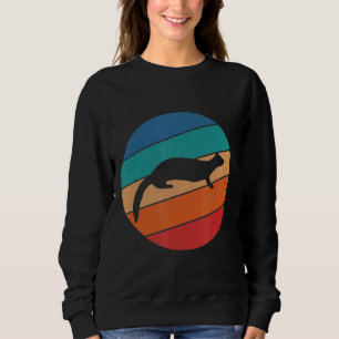 Sweatshirt Vintage Ferret Spirit Animal Retro