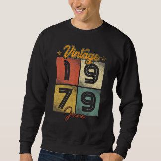 Sweatshirt Vintage juin 1979 43 Année 1