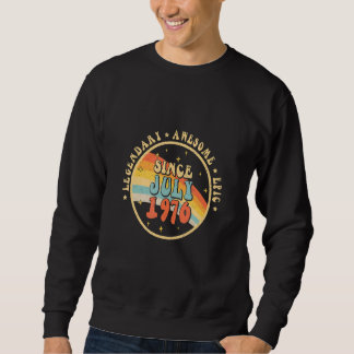 Sweatshirt Vintage légendaire épopée stupéfiante depuis juill