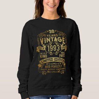 Sweatshirt Vintage Made in 1993 30th Birthday