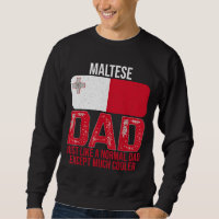 Vintage Maltais Papa Malte Drapeau Design pour pèr
