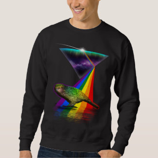 Sweatshirt Vintage Retro Prism Kakapo
