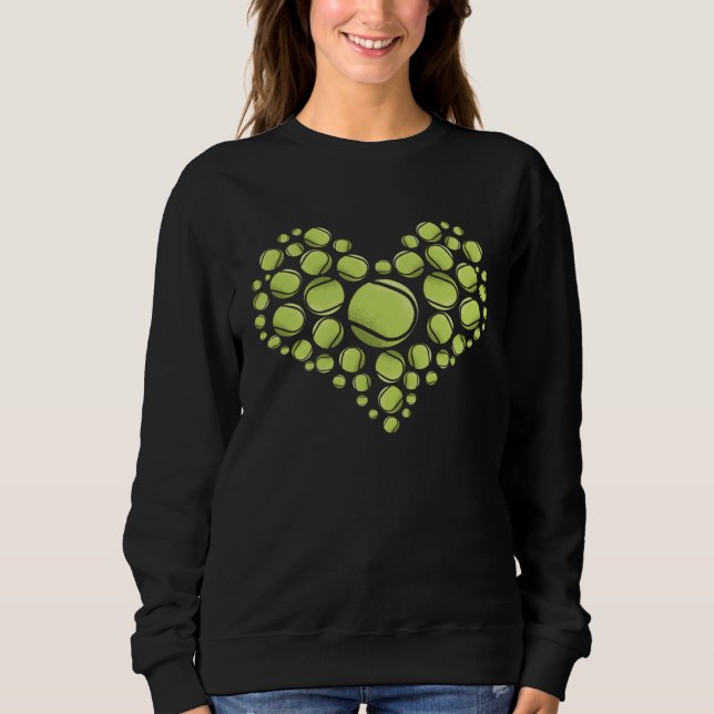 Sweatshirt Vintage Retro Saying Tennis (Devant)