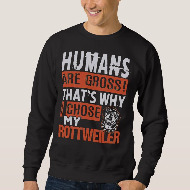 Sweatshirt Vintage Rottweiler génial (Devant)