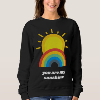 Sweatshirt Vintage Valentine You Are My Sunshine H