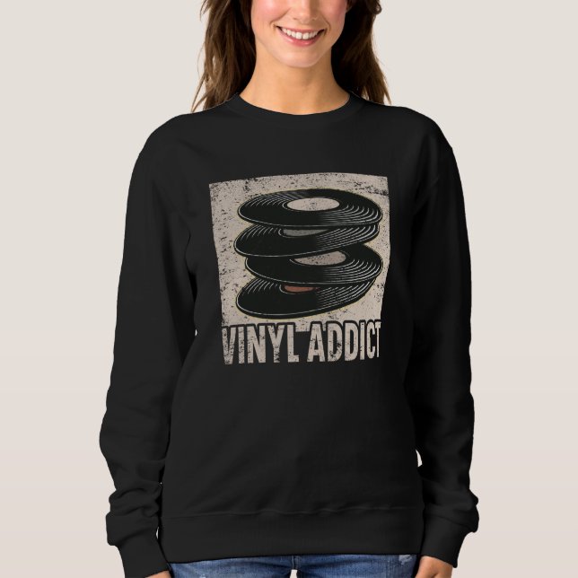 Sweatshirt Vinyl Player Vinyl Record Player Music (Devant)