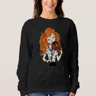 Sweatshirt Violon Violon Robe Musical Jeunesse