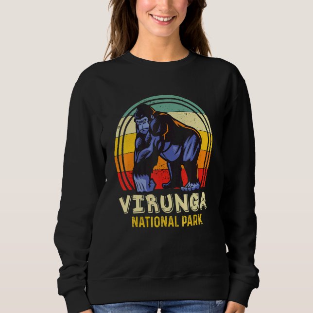 Sweatshirt Virunga National Park Congo Safari Gorilla Africa  (Devant)
