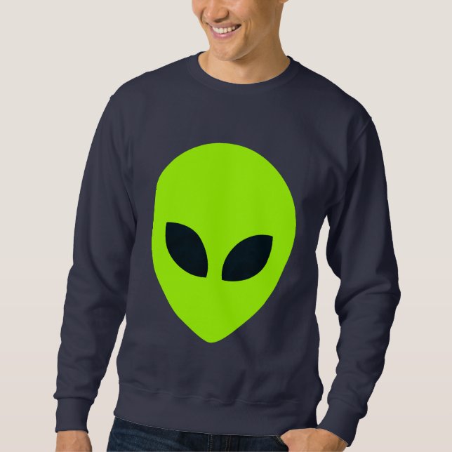 SWEATSHIRT VISAGE ALIEN (Devant)