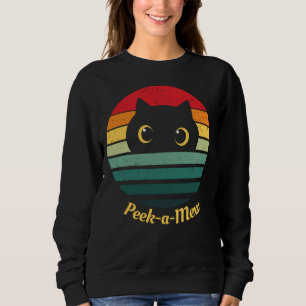 Sweatshirt Visage de Chat Mignon Peek a Mew