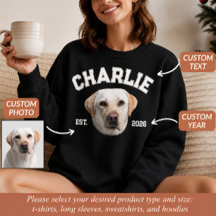 Sweatshirt Visage de photo de compagnie personnalisé pour mam