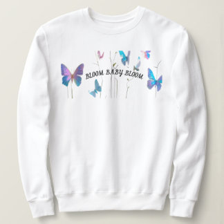 Sweatshirt Visage floral - Belle Femme & Fleurs Fractionnemen