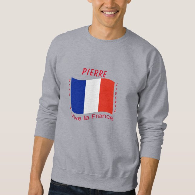 Sweatshirt Vive la France (France) (Devant)