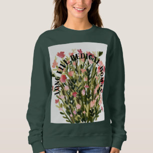 Sweatshirt Vive Les Femmes Radicales - Floral Feminist