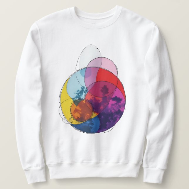 Sweatshirt Vivid Overlap V03 (Design devant)