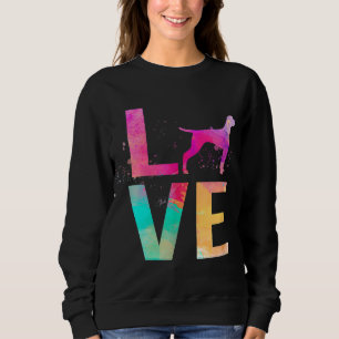 Sweatshirt Vizsla colorée Chien Maman Cadeaux Vizsla