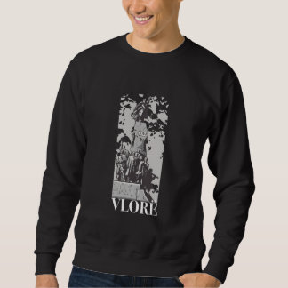 Sweatshirt Vlorë Vlore Albania City Skyline Silhouette Outlin