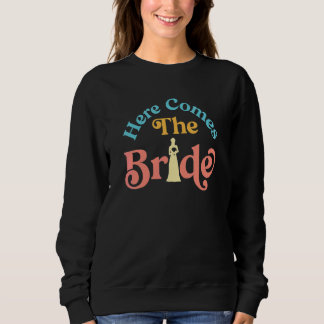 Sweatshirt Voici l'idée de fête de mariage pour la mariée