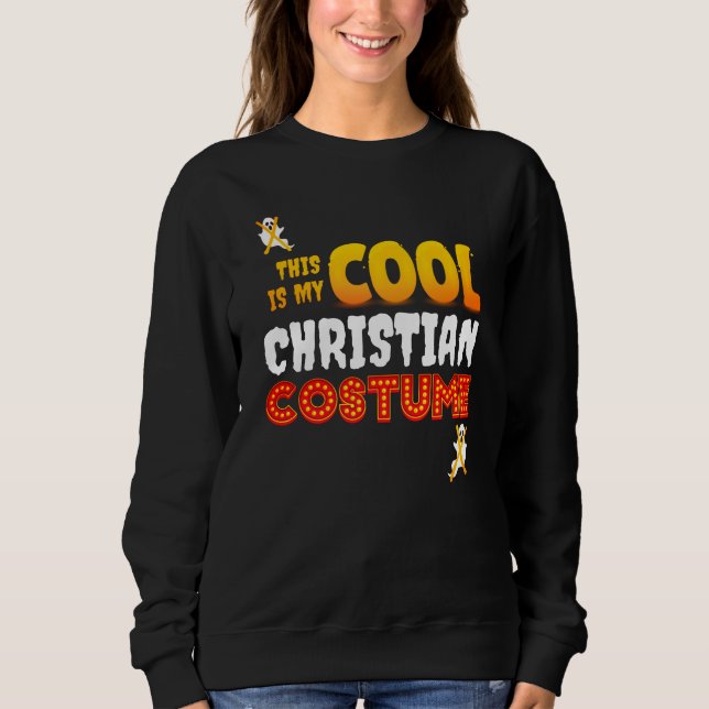Sweatshirt Voici Mon COOL CHRISTIAN COSTUME Chaussures D'Hall (Devant)