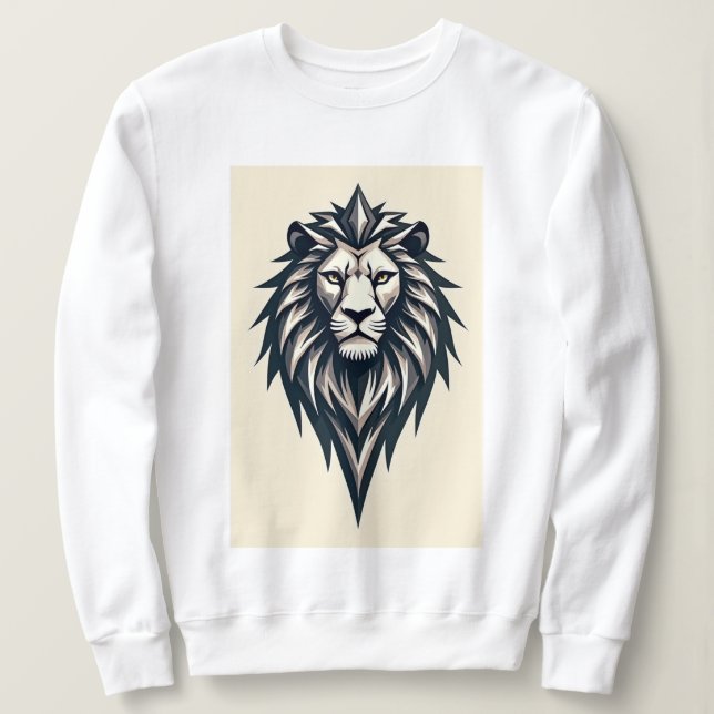 Sweatshirt Voici un T-shirt avec les li géométriques (Design devant)