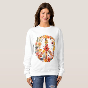 Sweatshirt Voie de Paix fleur sauvage