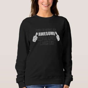 Sweatshirt Voilà À Quoi Ressemble Un Zèbre Magnifique