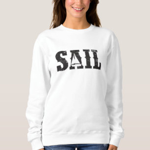 Sweatshirt Voile voilier Capitaine Voile Mer Drôle Idée cadea