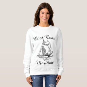 Sweatshirt Voilier maritime de la côte Est