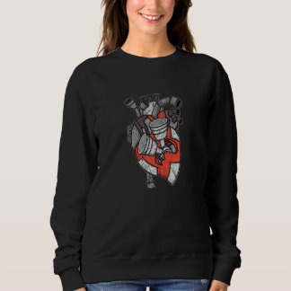 Sweatshirt Voiture Mécanique Mécanicien Auto Pompe Moteur Voi