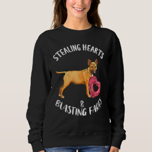Sweatshirt Voleur de cœurs pets explosifs Taureau miniature T