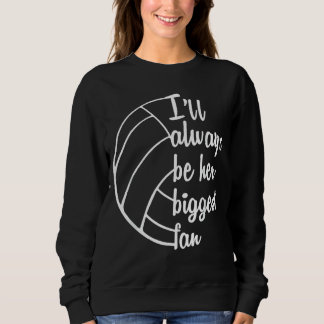 Sweatshirt Volley-ball Femmes Maman Papa Entraîne Volleyball