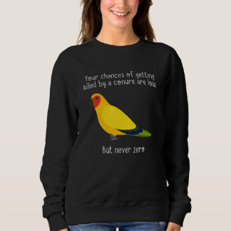Sweatshirt Vos Chances De Vous Faire Tuer Par Un Oiseau D'hab