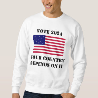 Sweatshirt Vote 2024 Pays Dépend de lui