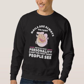 Sweatshirt Votre personnalité n'est pas la première chose que
