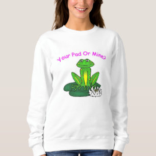 Sweatshirt Votre Plafond ou le Mien - Manches Longues Blanche
