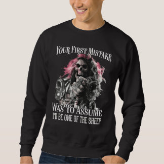 Sweatshirt Votre Première Erreur Était De Supposer Que Je Ser