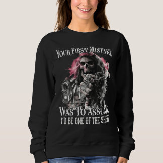 Sweatshirt Votre Première Erreur Était De Supposer Que Je Ser