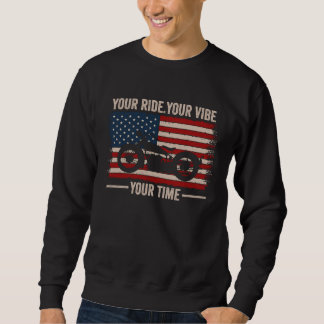 Sweatshirt Votre Trajet Votre Vibes Votre Temps Cruiser Drape