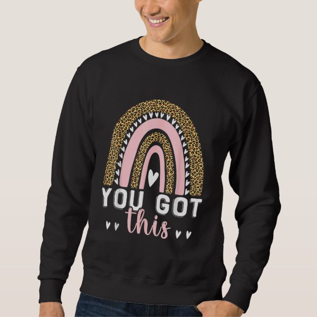 Sweatshirt Vous Avez Ce Jour De Test Des Étudiants (Devant)