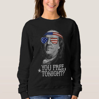 Sweatshirt Vous êtes libre ce soir 4 juillet  États-Unis Ben 