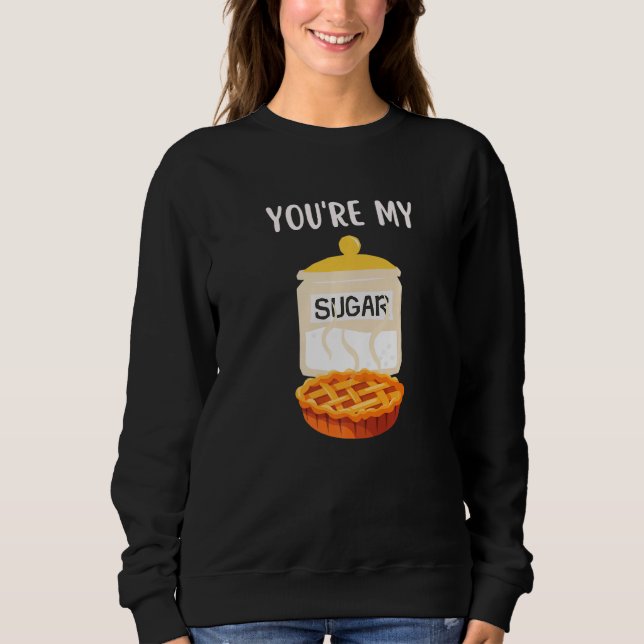 Sweatshirt Vous êtes ma PIE SUCRE Saint-Valentin (Devant)
