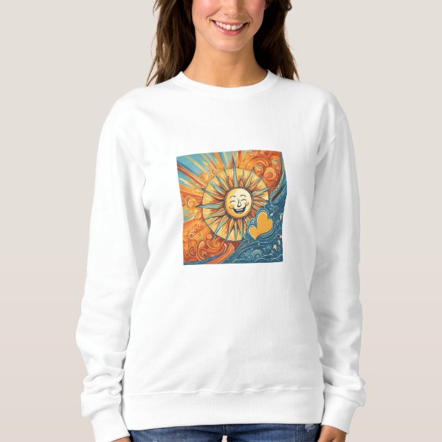 Sweatshirt Vous Êtes Mon Design Sunshine (Devant)