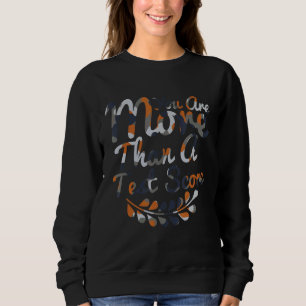 Sweatshirt Vous Êtes Plus Qu'Un Test Score Camo Test Day Te