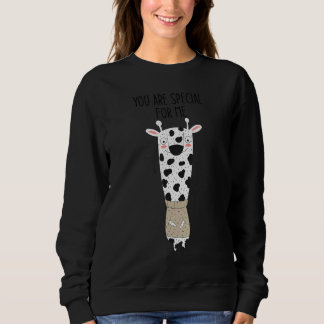 Sweatshirt Vous êtes spécial pour moi animal