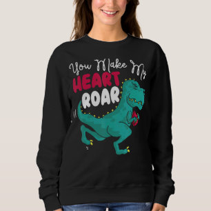 Sweatshirt Vous Faites De Mon Coeur Roar Dino Paléontologue D