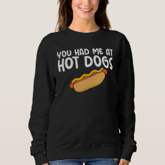 Sweatshirt Vous M'avez Eu Aux Hot Dogs Thème Cité Vêtements U
