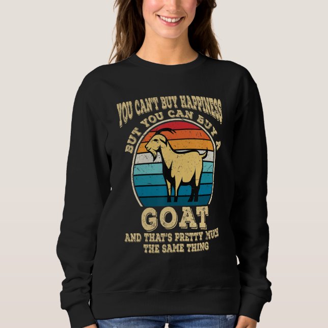 Sweatshirt Vous ne pouvez pas acheter le bonheur, mais vous p (Devant)