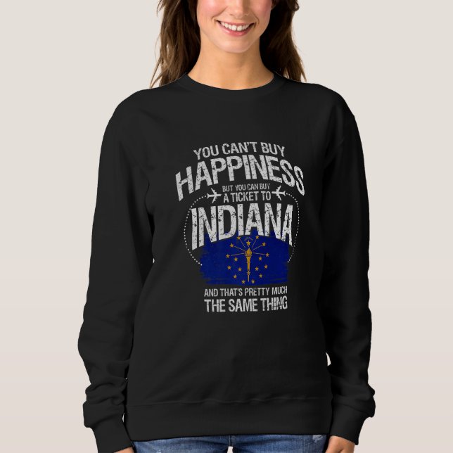 Sweatshirt Vous ne pouvez pas acheter le bonheur mais vous po (Devant)