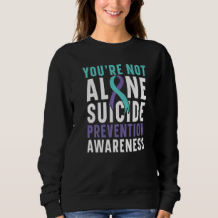 Sweatshirt Vous n'êtes pas seul Prévention de la dépression e